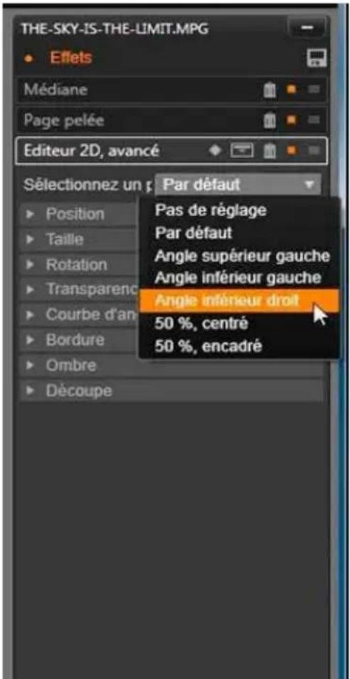 PINNACLE Studio 17 Ultimate - Le panneau de configuration - 1