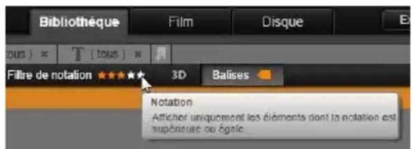PINNACLE Studio 17 Ultimate - Filtrer par notaon - 1