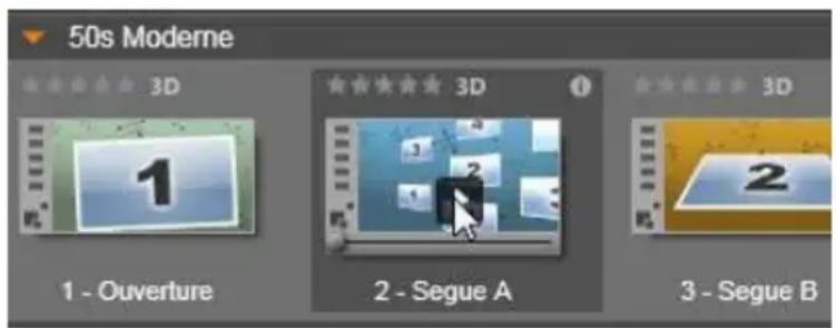 PINNACLE Studio 17 Ultimate - La section de montage dans la bibliothèque - 1