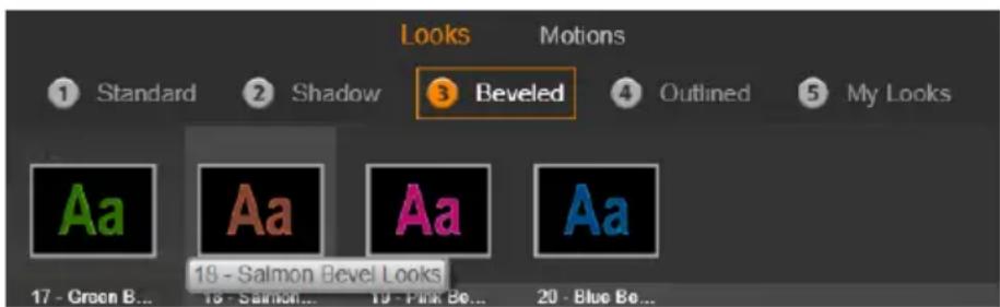 PINNACLE Studio 17 Ultimate - Appliquer un aspect - 1
