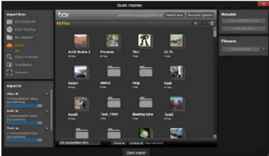 PINNACLE Studio 17 Ultimate - Import from Cloud - 1