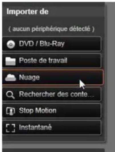 PINNACLE Studio 17 Ultimate - Utiliser la fenêtre d'import - 1
