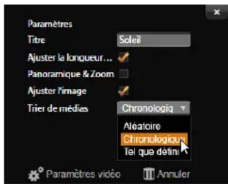 PINNACLE Studio 17 Ultimate - Paramètres SmartSlide - 1