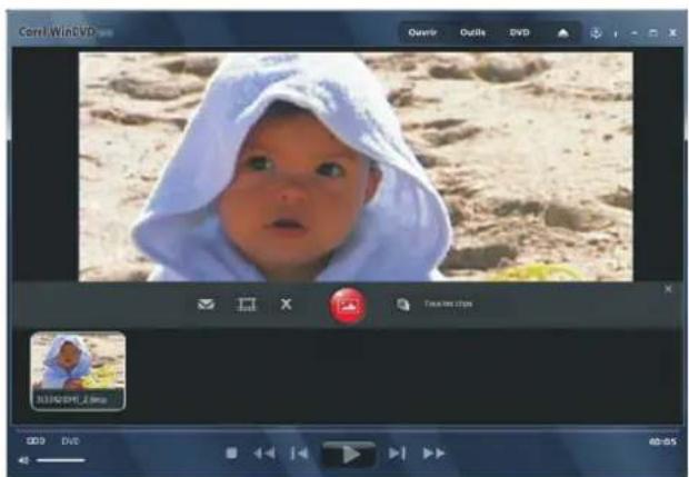 COREL Digital Studio 2010 - Pour modifier la vitesse de lecture d'une video : - 1