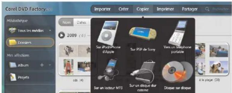 COREL Digital Studio 2010 - Pour sauvégarder des données sur disque : - 2
