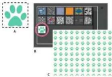 ADOBE Photoshop Elements 15 - A propos des motifs - 1