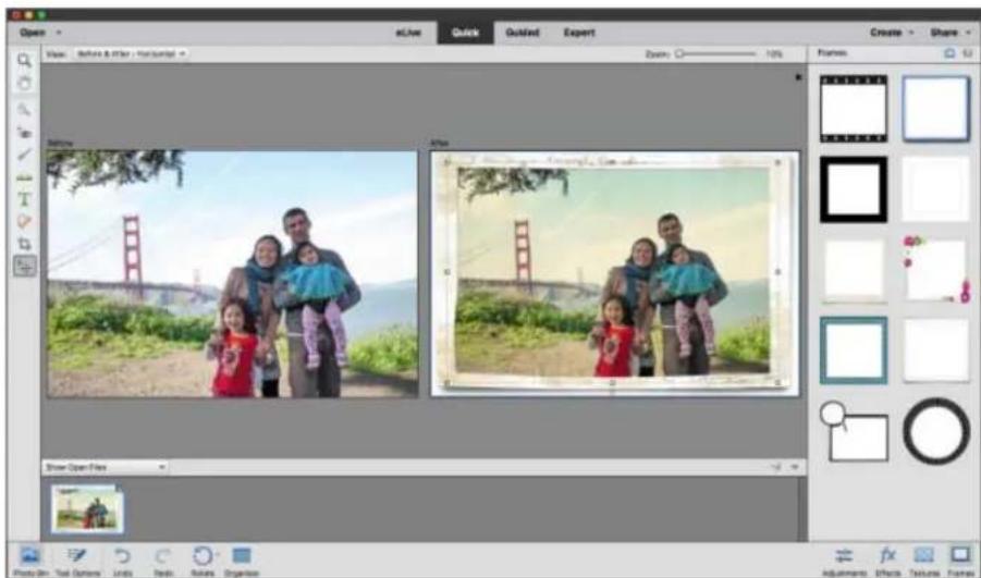 ADOBE Photoshop Elements 15 - Cadres - 1