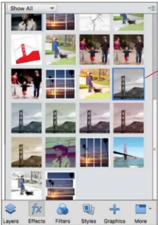 ADOBE Photoshop Elements 15 - Application d'un effet - 1