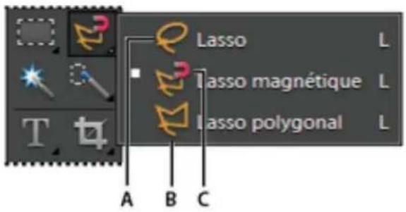 ADOBE Photoshop Elements 15 - Utilisation de l'outil Lasso magnétique - 1