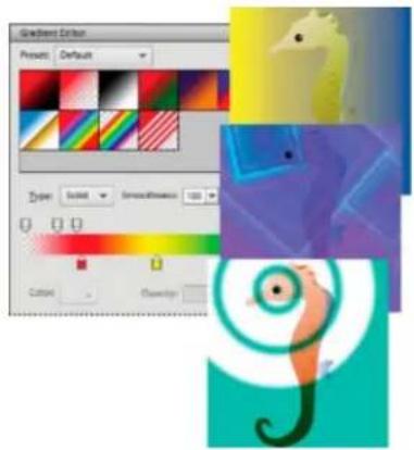 ADOBE Photoshop Elements 15 - A propos des dégradés - 1