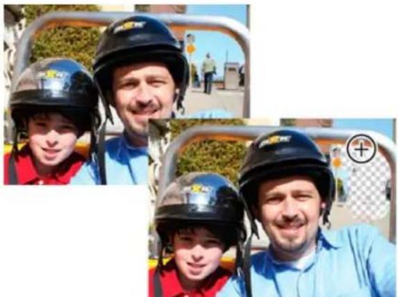 ADOBE Photoshop Elements 15 - Utilisation de l'outil Gomme d'arrière-plan - 1