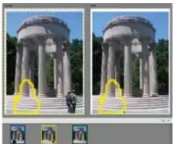 ADOBE Photoshop Elements 15 - Utilisation de la fonction Nettoyage de scene Photomerge - 2