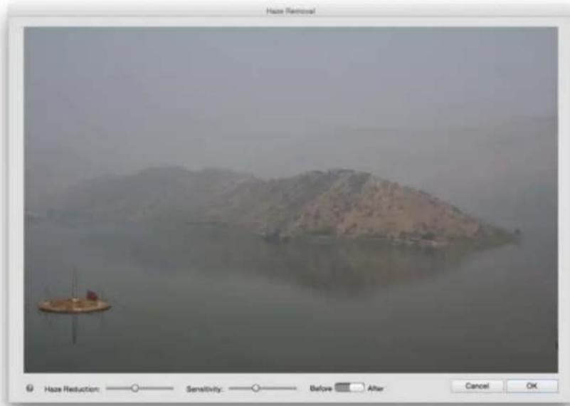 ADOBE Photoshop Elements 15 - Suppression manuelle de la brume - 3