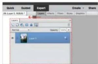 ADOBE Photoshop Elements 15 - A propos des panneaux - 2