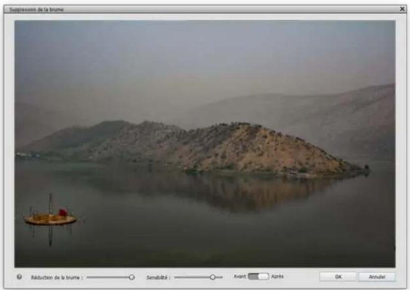 ADOBE Photoshop Elements 15 - Suppression manuelle de la brume - 4