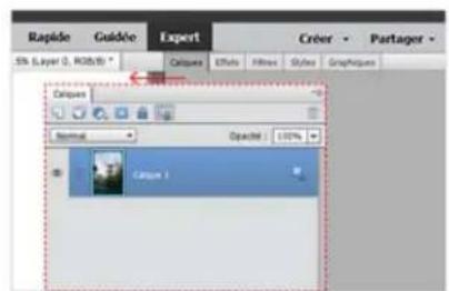 ADOBE Photoshop Elements 15 - A propos des panneaux - 2