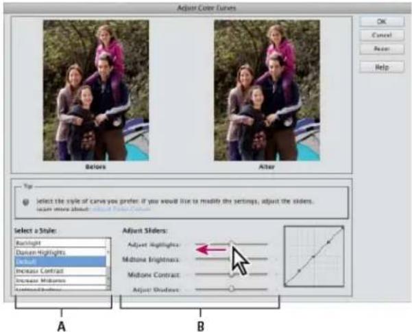 ADOBE Photoshop Elements 15 - Réglage des courbes des couleurs - 1
