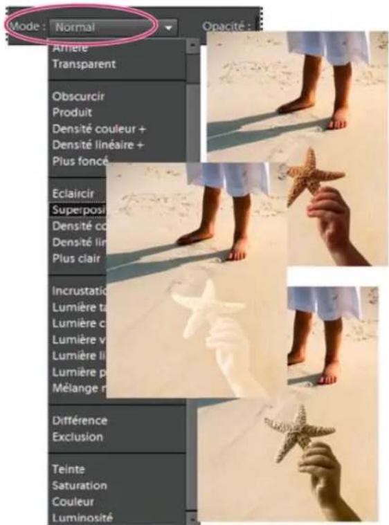 ADOBE Photoshop Elements 15 - A propos des modes de fusion - 1