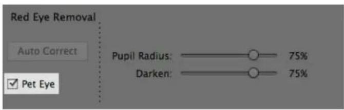 ADOBE Photoshop Elements 15 - Pour corriger I'effet yeux d'animaux : - 1