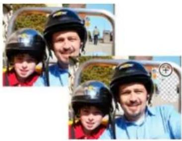 ADOBE Photoshop Elements 15 - Utilisation de l'outil Gomme d'arrière-plan - 1