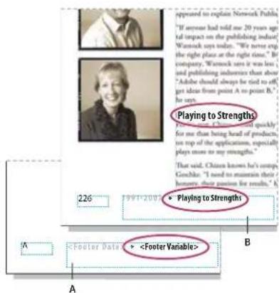 ADOBE InDesign CS5.5 - Création d'en-têtes et de pieds de page - 1