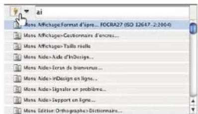ADOBE InDesign CS5.5 - Utilisation de la commande Application rapide - 1