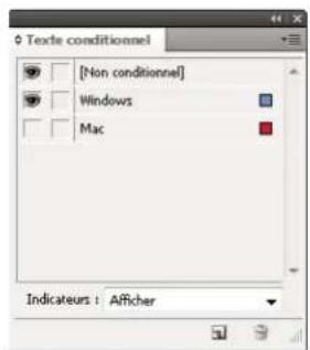 ADOBE InDesign CS5.5 - Utilisation de texte conditionnel - 2