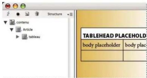 ADOBE InDesign CS5.5 - Pour créer un tableau de substitution - 1