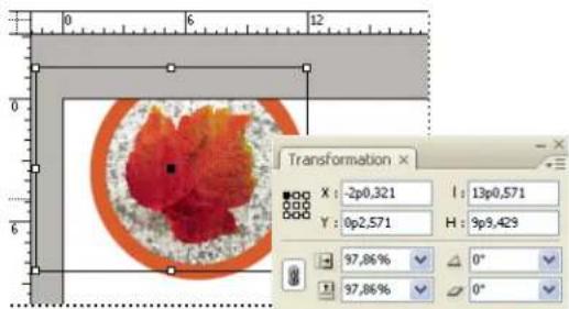 ADOBE InDesign CS5.5 - Pour mesurer la position des objets sélectionnés - 3