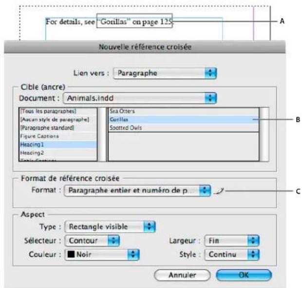 ADOBE InDesign CS5.5 - Insertion d'une référence croisée - 1