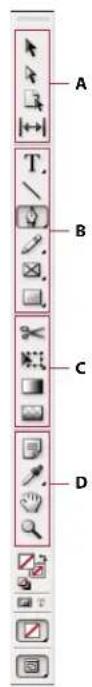ADOBE InDesign CS5.5 - Présentation du panneau Outils - 1