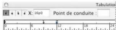 ADOBE InDesign CS5.5 - Définition de tabulations - 4