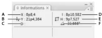 ADOBE InDesign CS5.5 - Présentation du panneau Informations - 1