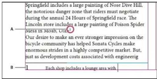 ADOBE InDesign CS5.5 - Création de notes de bas de page - 1