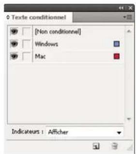 ADOBE InDesign CS5.5 - Utilisation de texte conditionnel - 1