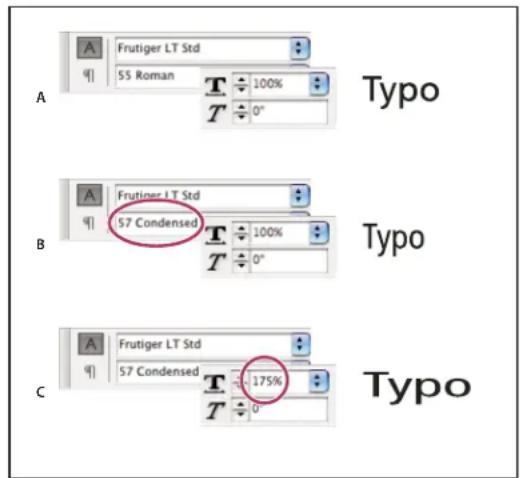 ADOBE InDesign CS5.5 - Mise à l'échelle du texte - 1