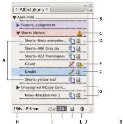 ADOBE InDesign CS5.5 - Présentation du panneau Affectations - 1