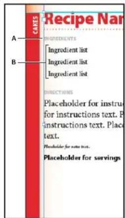 ADOBE InDesign CS5.5 - Création de blocs de substitution pour la mise en page automatique - 1