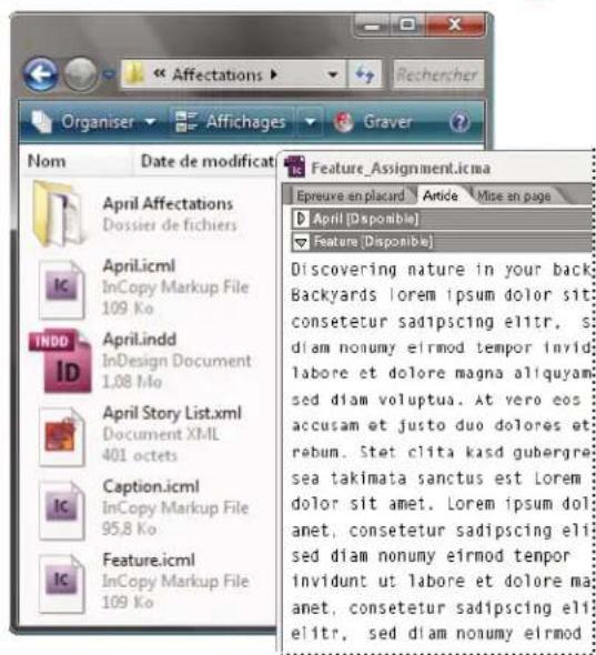 ADOBE InDesign CS5.5 - Ouverture de fichiers d'affectation créés dans InDesign - 2