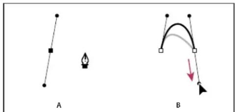 ADOBE InDesign CS5.5 - Dessin de courbes suivies de droites - 1