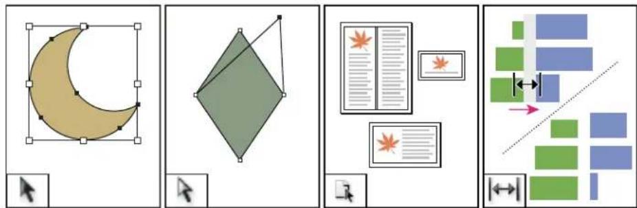 ADOBE InDesign CS5.5 - Galerie d'outils de sélection - 1