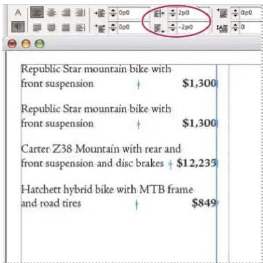 ADOBE InDesign CS5.5 - Mise en retrait à droite de la dernière ligne d'un paragraphe - 1