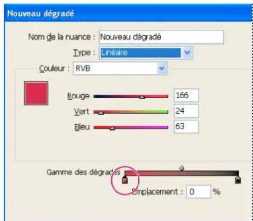ADOBE InDesign CS5.5 - Création d'une nuance de dégradé - 1