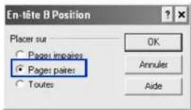 COREL WordPerfect Office X7 - Placement du deuxième pied de page sur les pages-paires - 1