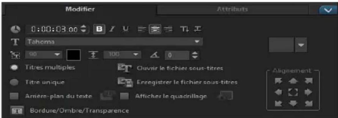 COREL VideoStudio PRO X8 - Pour modifier des titres - 1
