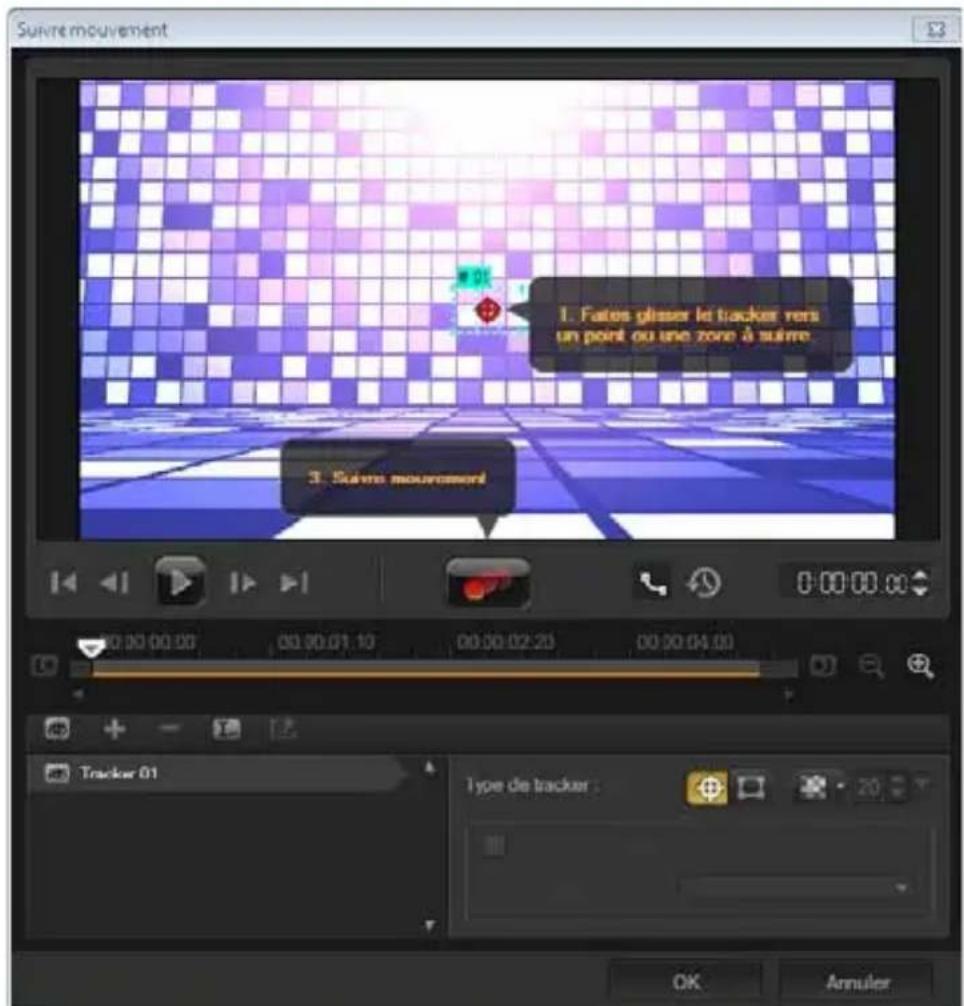 COREL VideoStudio PRO X8 - Pour suivre le mouvement des objets d'une vidéo - 1