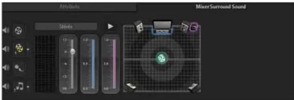 COREL VideoStudio PRO X8 - Utilisation du mélangeur de son multicanal - 1