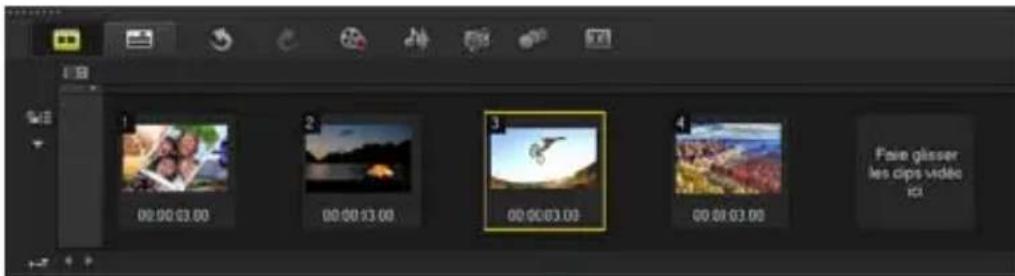 COREL VideoStudio PRO X8 - Vue Storyboard - 1