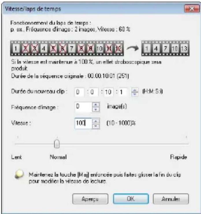 COREL VideoStudio PRO X8 - Pour ajuster les attributs de vitesse et de laps de temps de votre clip vidéo - 1