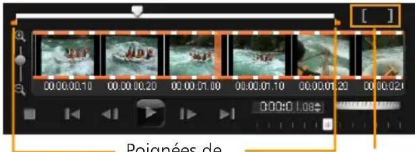 COREL VideoStudio PRO X8 - Pour découper un clip avec les poignées de découpe dans le découpeur d'une seule séance - 1
